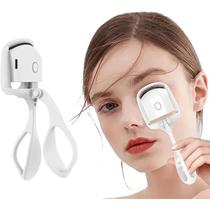 Curvex Curvador de Cílios Aquecido Elétrico Térmico Modelador de Cílios Recarregável USB com 2 Níveis de Aquecimento com Almofada de Silicone Sensível Curvex Curvador de Cílios Aquecido Elétrico Térmico Modelador de Cílios Recarregável USB com 2 Níveis de Aquecimento com Almofada de Silicone Sensível