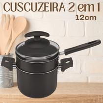 Cuscuzeira 2 em 1 Individual Pequena 1,1 L Cuscuz a vapor.