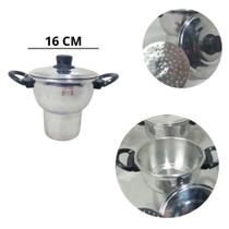 Cuscuzeira a Vapor em Alumíno Polido 16 cm maçãSTORE Cuscuzeira a Vapor em Alumíno Polido 16 cm maçãSTORE