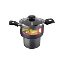 Cuscuzeira Alumínio Antiaderente Tramontina Turim 14cm