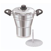 Cuscuzeira Alumínio Polido 18 - Capricho - MP Alumínio