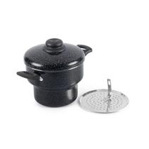 Cuscuzeira Antiaderente 16cm Preto Nacional Cuscuzeira Antiaderente 16cm Preto Nacional