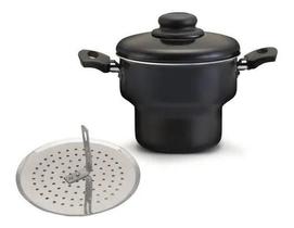 Cuscuzeira Antiaderente alúminio Nacional Nº18 3,2 Litros