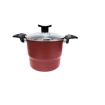 Cuscuzeira Antiaderente Rouge 5 Camadas - Cuscuzeiro Vapor Cuscuzeira Antiaderente Rouge 5 Camadas - Cuscuzeiro Vapor