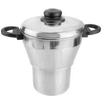 Cuscuzeira de alumínio nº 14 25,5x15,5x19