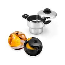 Cuscuzeira Em Alumínio Capacidade 2,9 Litros Com Tampa Cuscuzeira Em Alumínio Capacidade 2,9 Litros Com Tampa