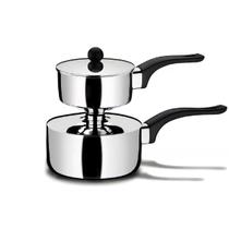 Cuscuzeira Individual Aço Inox 250ml Panela p/ Cuscuz Brinox Cuscuzeira Individual Aço Inox 250ml Panela p/ Cuscuz Brinox