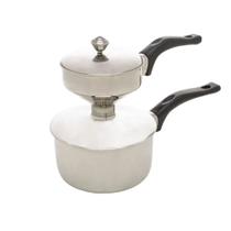 Cuscuzeira Individual Aço Inox 25x12x17,5cm Cozinha Lyor Cuscuzeira Individual Aço Inox 25x12x17,5cm Cozinha Lyor