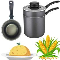Cuscuzeira Individual com tampa de vidro porção nordestino peito de moça Tramontina Turim Antiaderente 10cm 0,8 L