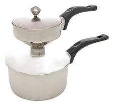 Cuscuzeira Individual De Aço Inox 25x12x17,5cm Lyor 1972 Cor Prateado Cuscuzeira Individual De Aço Inox 25x12x17,5cm Lyor 1972 Cor Prateado