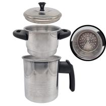 Cuscuzeira Individual Nordestino em Alumínio N10 Polido 1 Porção Cuscuzeira Individual Nordestino em Alumínio N10 Polido 1 Porção