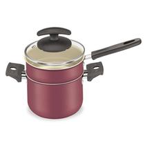 Cuscuzeira individual peq cor cereja 1,1 l fortaleza, vapor