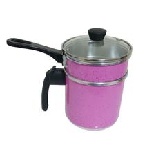 Cuscuzeira Individual Rosa Pig 1,2L Tampa De Vidro Docesar