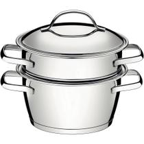 Cuscuzeira Inox Allegra 2 Peças