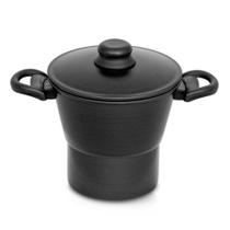 Cuscuzeira inteiriça de alumínio com antiaderente 18cm 3,1L - Nigro (Cód. 0764)