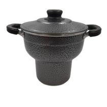 Cuscuzeira Nº16 Preto Craqueado - ALUMINIO CAMARGO