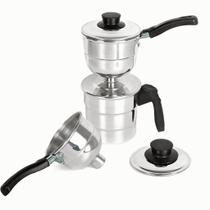 Cuscuzeira Nordestina a Vapor até 2 Cumbucas Peito de Moça” Prático e Fácil de Limpar Cuscuzeira Nordestina a Vapor até 2 Cumbucas Peito de Moça” Prático e Fácil de Limpar