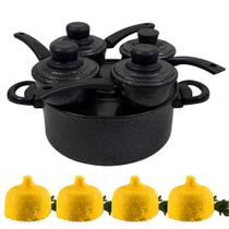 Cuscuzeira Nordestina Drone 4 Cumbucas Prepare 4 Porções ao Mesmo Tempo "Peito de Moça" Alumín