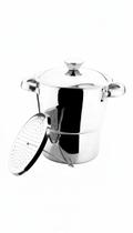 Cuscuzeira Nordestina Grande P Familia C/2,5l Aço Inox Und C - Congratulations Store Cuscuzeira Nordestina Grande P Familia C/2,5l Aço Inox Und C - Congratulations Store