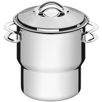 Cuscuzeira Tramontina Aço Inox Solar 14cm 2,2L com Tampa