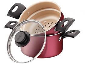 Cuscuzeira Tramontina Alumínio Antiaderente - Turim 20266/716 1,8L 16cm Cuscuzeira Tramontina Alumínio Antiaderente - Turim 20266/716 1,8L 16cm