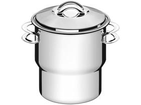 Cuscuzeira Tramontina Inox 2,2L 14cm com Tampa - Solar Cuscuzeira Tramontina Inox 2,2L 14cm com Tampa - Solar