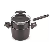 Cuscuzeiro/caldeirão 12 c/tpa vidro black fortaleza Cuscuzeiro/caldeirão 12 c/tpa vidro black fortaleza