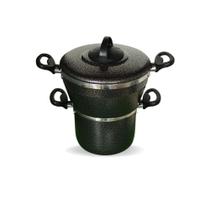 Cuscuzeiro escorredor multiuso craqueado alimentos a vapor - Fortaleza Cuscuzeiro escorredor multiuso craqueado alimentos a vapor - Fortaleza