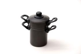 Cuscuzeiro individual com revestimento antiaderente (7052)