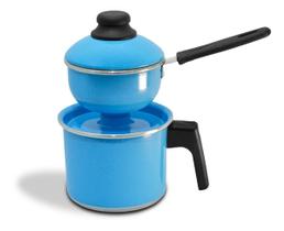 Cuscuzeiro Individual E Cozi Vapore Nordestino Azul Cuscuzeiro Individual E Cozi Vapore Nordestino Azul