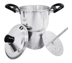 Cuscuzeiro mini cuscuz individual alumínio