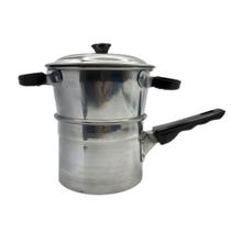 Cuscuzeiro Mini Pequeno 12cm Individual Aluminio Nacional Cuscuzeiro Mini Pequeno 12cm Individual Aluminio Nacional