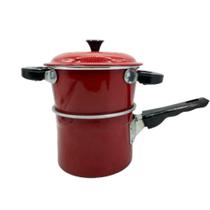 Cuscuzeiro Mini Pequeno 12cm Individual Aluminio Nacional Cuscuzeiro Mini Pequeno 12cm Individual Aluminio Nacional