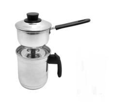 Cuscuzeiro Nordestino Pequeno Individual com cabo - Alumínio Cuscuzeiro Nordestino Pequeno Individual com cabo - Alumínio