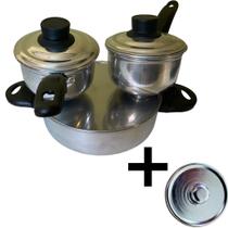 Cuscuzeiro Nordestino Porção Para Duas Pessoas + 1 Tampão em Alumínio Resistente Para Sua Cozinha Cuscuzeira Drone JR Cuscuzeiro Nordestino Porção Para Duas Pessoas + 1 Tampão em Alumínio Resistente Para Sua Cozinha Cuscuzeira Drone JR