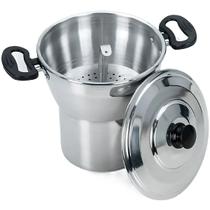 Cuscuzeiro pequeno individual aluminio vapor panela para fazer cuscuz nordestino doce salgado