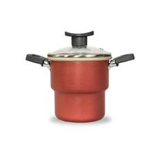 Cuscuzeiro Teflon Antiaderente 14cm com Tampa de Vidro Cuscuzeiro Teflon Antiaderente 14cm com Tampa de Vidro