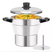 Cuscuzeiros Nordestinos em Alumínio Polido Nº14 Cuscuzeiros Nordestinos em Alumínio Polido Nº14