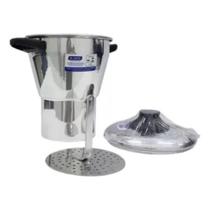 Cuscuziera conica ramos n16 antiaderente cuscuz grande completo