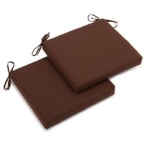Cushions Blazing Needles Twill Zippered Chocolate, conjunto de 2 Cushions Blazing Needles Twill Zippered Chocolate, conjunto de 2