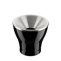 Cuspideira De Vinho Para Degustação Preto Branco Inox 2.5L