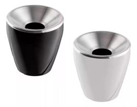 Cuspideira De Vinho Para Degustação Preto Branco Inox Cuspideira De Vinho Para Degustação Preto Branco Inox