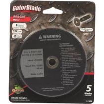 Cut Off Blade Ali Industries 4", pacote de metal com 5 Cut Off Blade Ali Industries 4", pacote de metal com 5