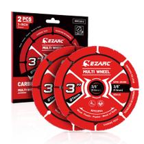 Cut Off Wheels EZARC Carbide de 3 polegadas para rebarbadora, pacote com 2