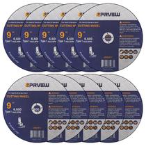 Cut Off Wheels PRVEW, pacote com 10 polegadas para rebarbadora