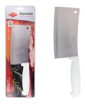 Cutelo 7 Polegadas Corneta Cabo Branco Lamina 3 Mm