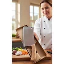 Cutelo Artesanal Aço Manganês 8" 5.5mm Pesado 700g