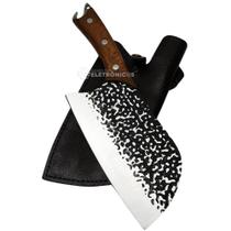 Cutelo Churrasco Premium Lâmina Larga Full Tang Resistente SLKLAF200