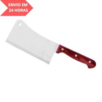 Cutelo Machadinha 7 em Aço Inox com Cabo de Madeira