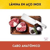 Cutelo Machadinha Açougueiro Profissional Lâmina Aço Inox